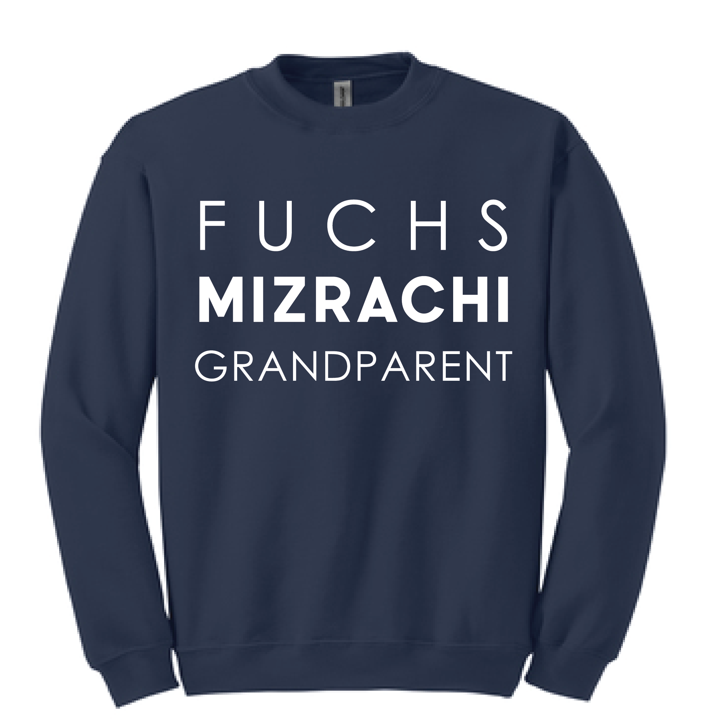 Mizrachi Grandparent Crewneck - Navy