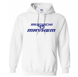 Mizrachi Mayhem Pullover Hoodie - White