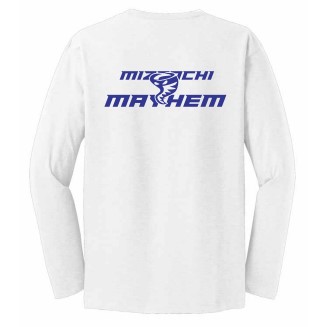 Mizrachi Mayhem Long Sleeve Tee - White