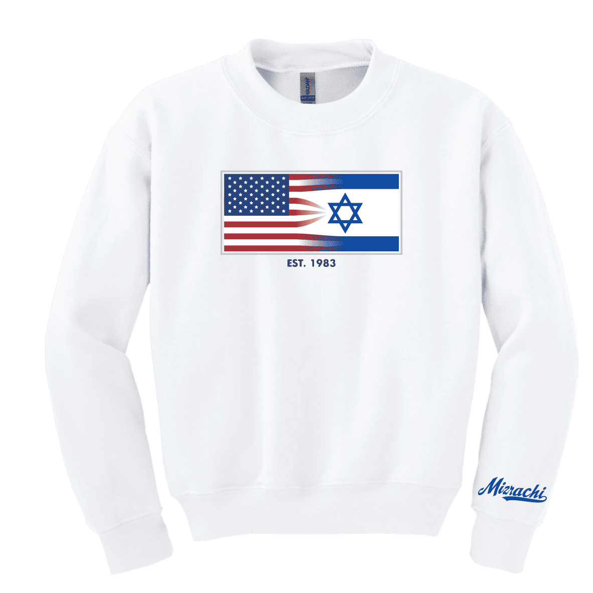 USA ISRAEL CREWNECK