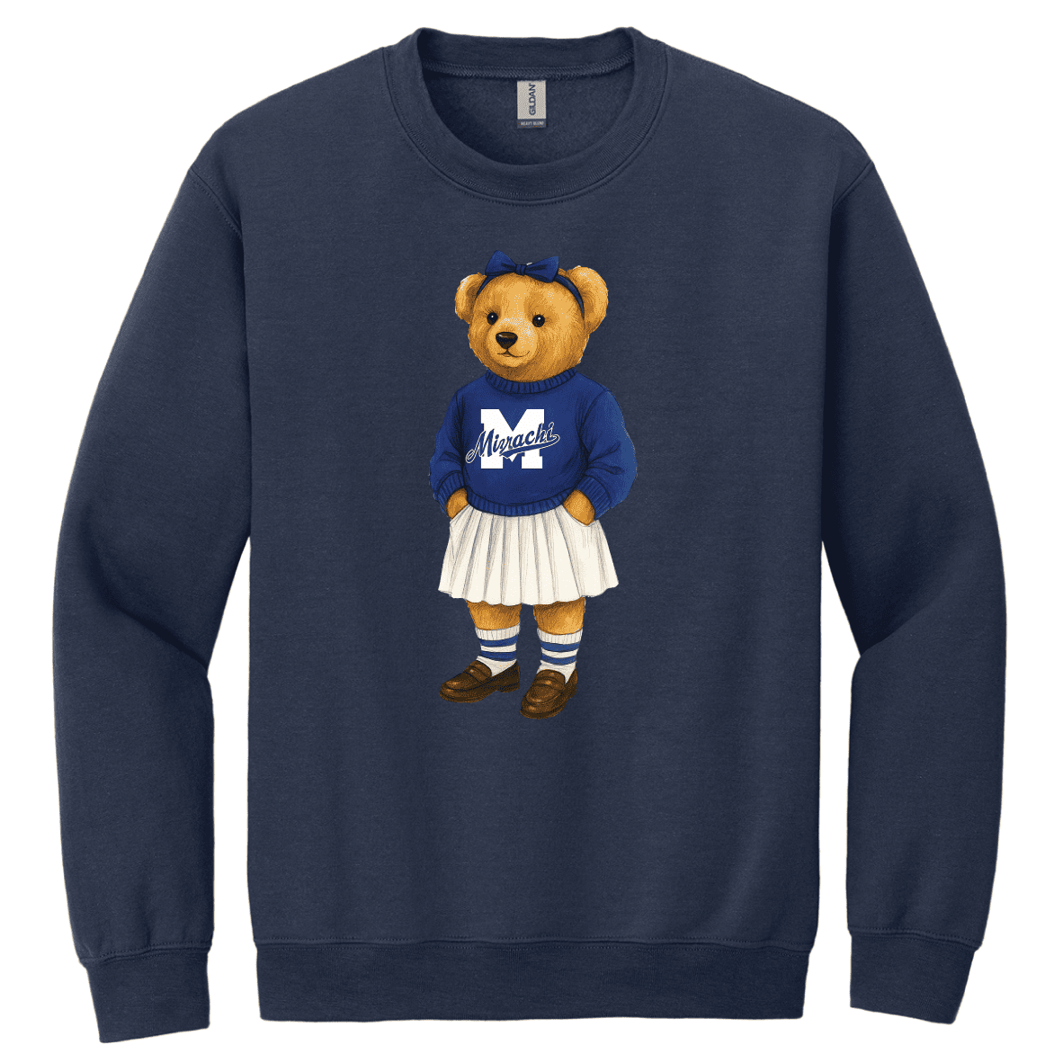 Lady bear crewneck