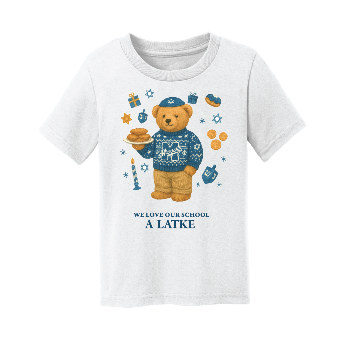 Love you a latke toddler tee